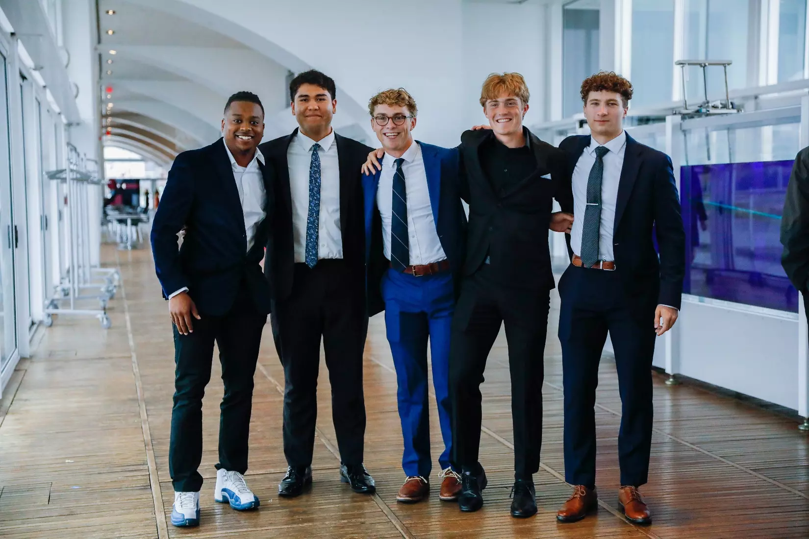 The Marquette student athletes were recognized at the Blue & Golden Globes Awards Sunday night at Discovery World in celebration of the 2022-23 athletics and academic year.