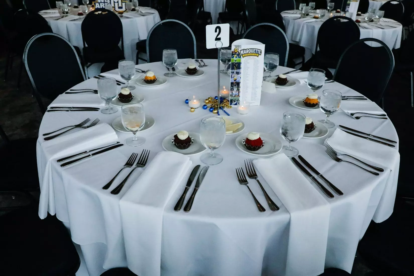 The Marquette student athletes were recognized at the Blue & Golden Globes Awards Sunday night at Discovery World in celebration of the 2022-23 athletics and academic year.