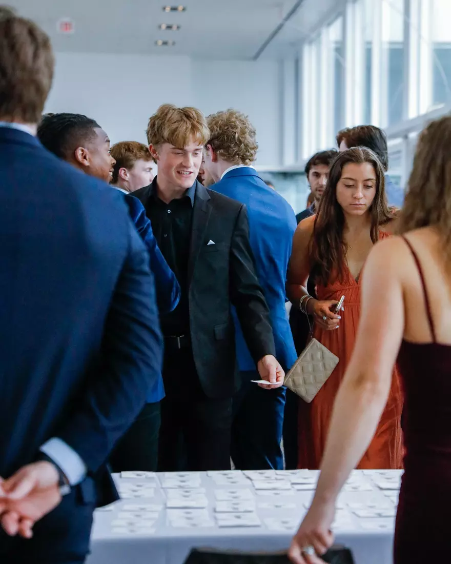 The Marquette student athletes were recognized at the Blue & Golden Globes Awards Sunday night at Discovery World in celebration of the 2022-23 athletics and academic year.