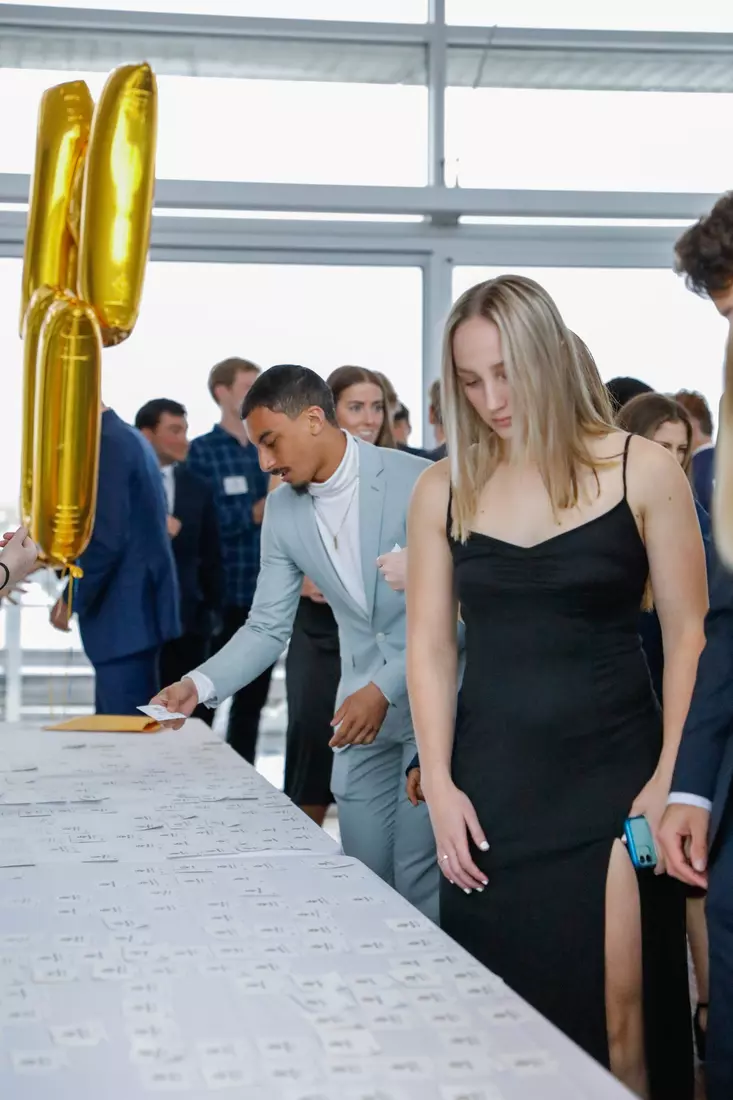 The Marquette student athletes were recognized at the Blue & Golden Globes Awards Sunday night at Discovery World in celebration of the 2022-23 athletics and academic year.