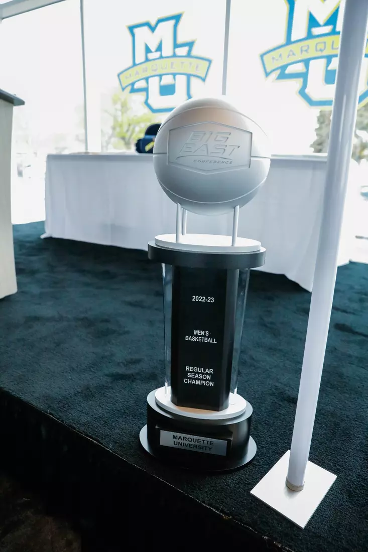 The Marquette student athletes were recognized at the Blue & Golden Globes Awards Sunday night at Discovery World in celebration of the 2022-23 athletics and academic year.