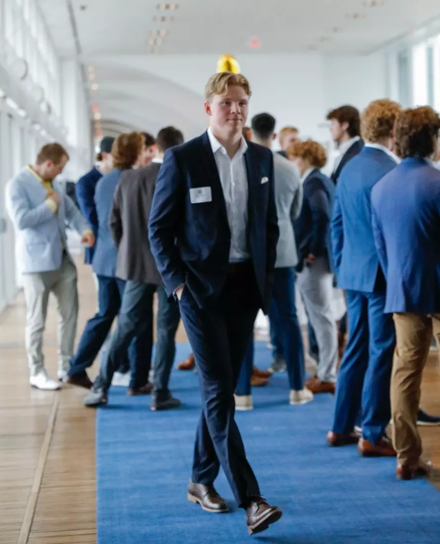 The Marquette student athletes were recognized at the Blue & Golden Globes Awards Sunday night at Discovery World in celebration of the 2022-23 athletics and academic year.