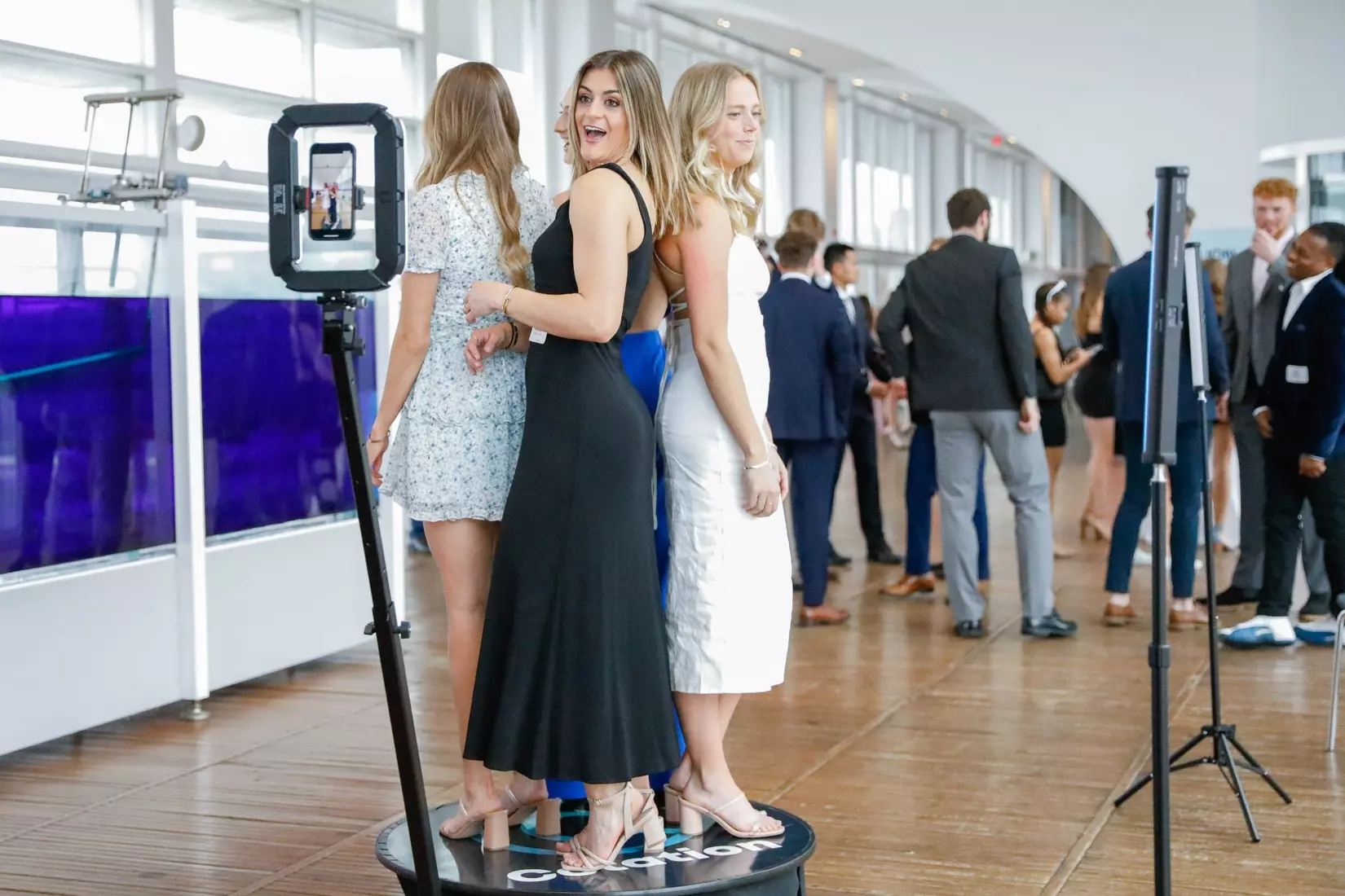 The Marquette student athletes were recognized at the Blue & Golden Globes Awards Sunday night at Discovery World in celebration of the 2022-23 athletics and academic year.