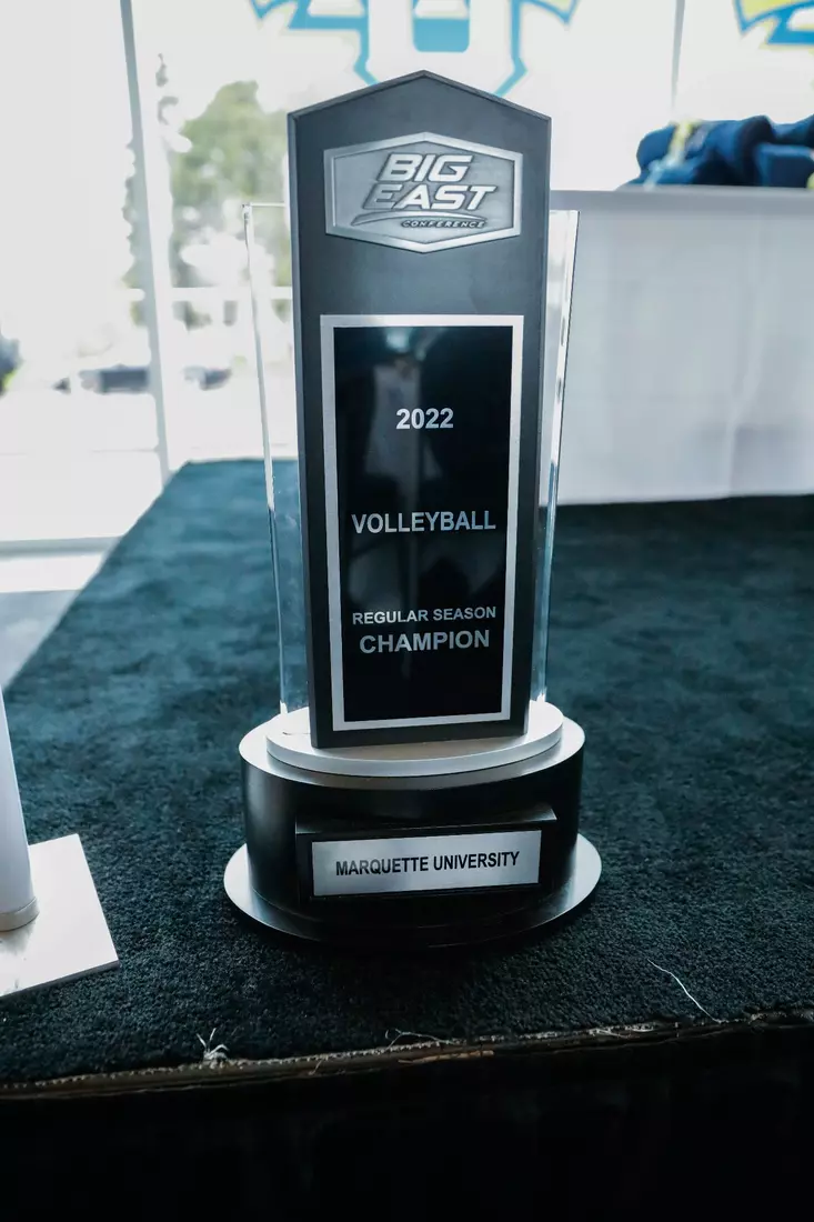 The Marquette student athletes were recognized at the Blue & Golden Globes Awards Sunday night at Discovery World in celebration of the 2022-23 athletics and academic year.
