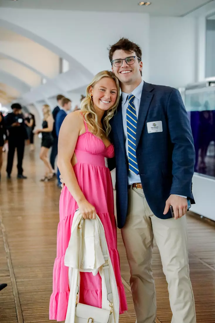The Marquette student athletes were recognized at the Blue & Golden Globes Awards Sunday night at Discovery World in celebration of the 2022-23 athletics and academic year.