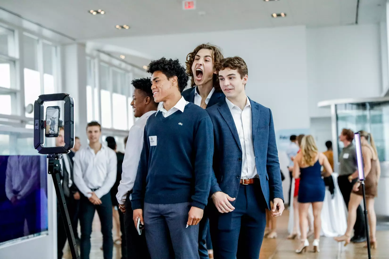 The Marquette student athletes were recognized at the Blue & Golden Globes Awards Sunday night at Discovery World in celebration of the 2022-23 athletics and academic year.