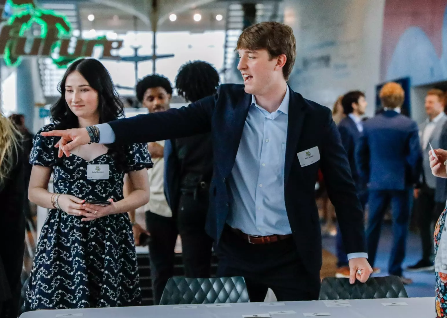 The Marquette student athletes were recognized at the Blue & Golden Globes Awards Sunday night at Discovery World in celebration of the 2022-23 athletics and academic year.