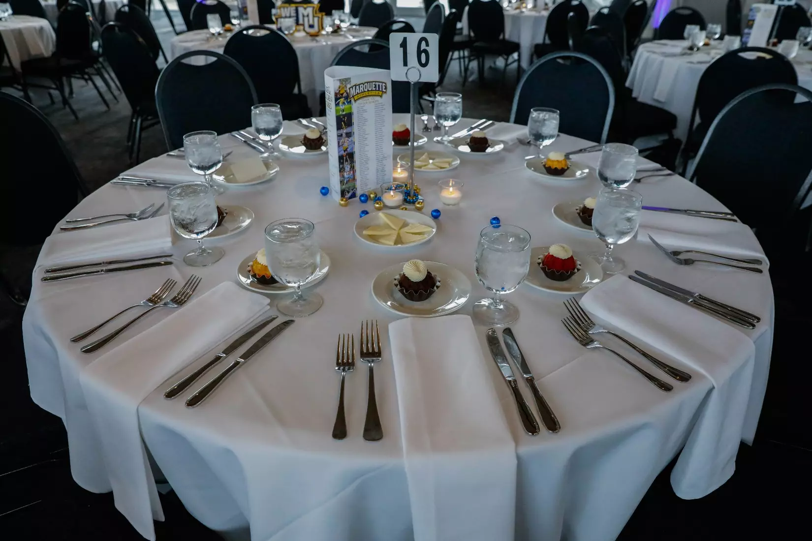 The Marquette student athletes were recognized at the Blue & Golden Globes Awards Sunday night at Discovery World in celebration of the 2022-23 athletics and academic year.