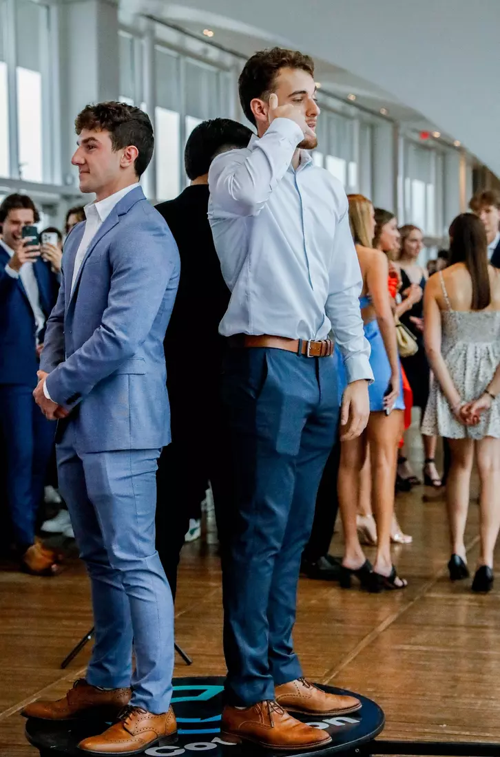 The Marquette student athletes were recognized at the Blue & Golden Globes Awards Sunday night at Discovery World in celebration of the 2022-23 athletics and academic year.