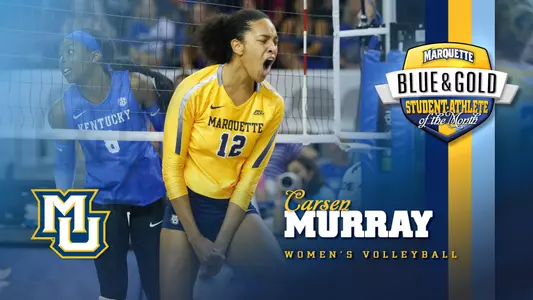 Carsen Murray student-athlete of the month graphic
