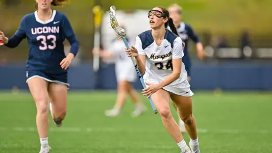 NCAA DI Womens Lacrosse - 2023 Big East Semi-Final 1 - #2 Marquette Golden Eagles at #3 UConn Huskies, Morrone Field, Storrs, Connecticut.