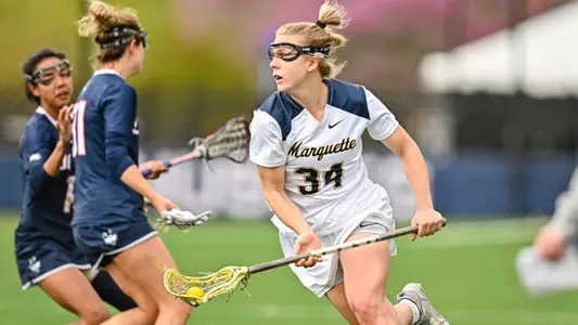 NCAA DI Womens Lacrosse - 2023 Big East Semi-Final 1 - #2 Marquette Golden Eagles at #3 UConn Huskies, Morrone Field, Storrs, Connecticut.