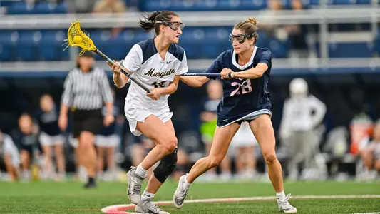 NCAA DI Womens Lacrosse - 2023 Big East Semi-Final 1 - #2 Marquette Golden Eagles at #3 UConn Huskies, Morrone Field, Storrs, Connecticut.