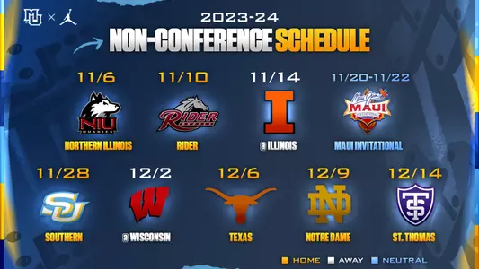 #MUBB Schedule