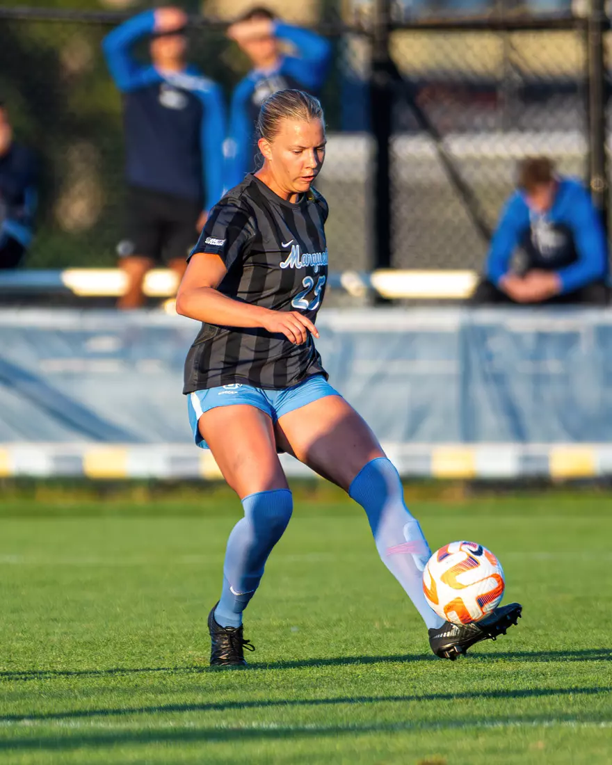 Marquette Women's Soccer falls to Northwestern 4-0 on Thursday August 17th, 2023 at Valley Fields in MIlwaukee, Wisconsin