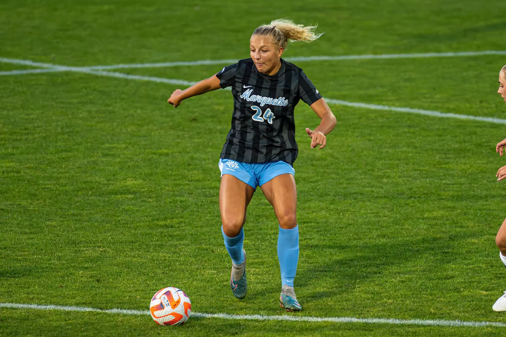 Marquette Women's Soccer falls to Northwestern 4-0 on Thursday August 17th, 2023 at Valley Fields in MIlwaukee, Wisconsin