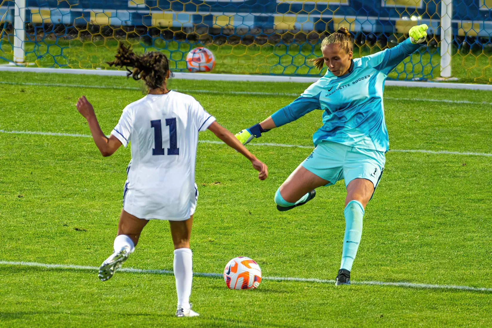 Marquette Women's Soccer falls to Northwestern 4-0 on Thursday August 17th, 2023 at Valley Fields in MIlwaukee, Wisconsin