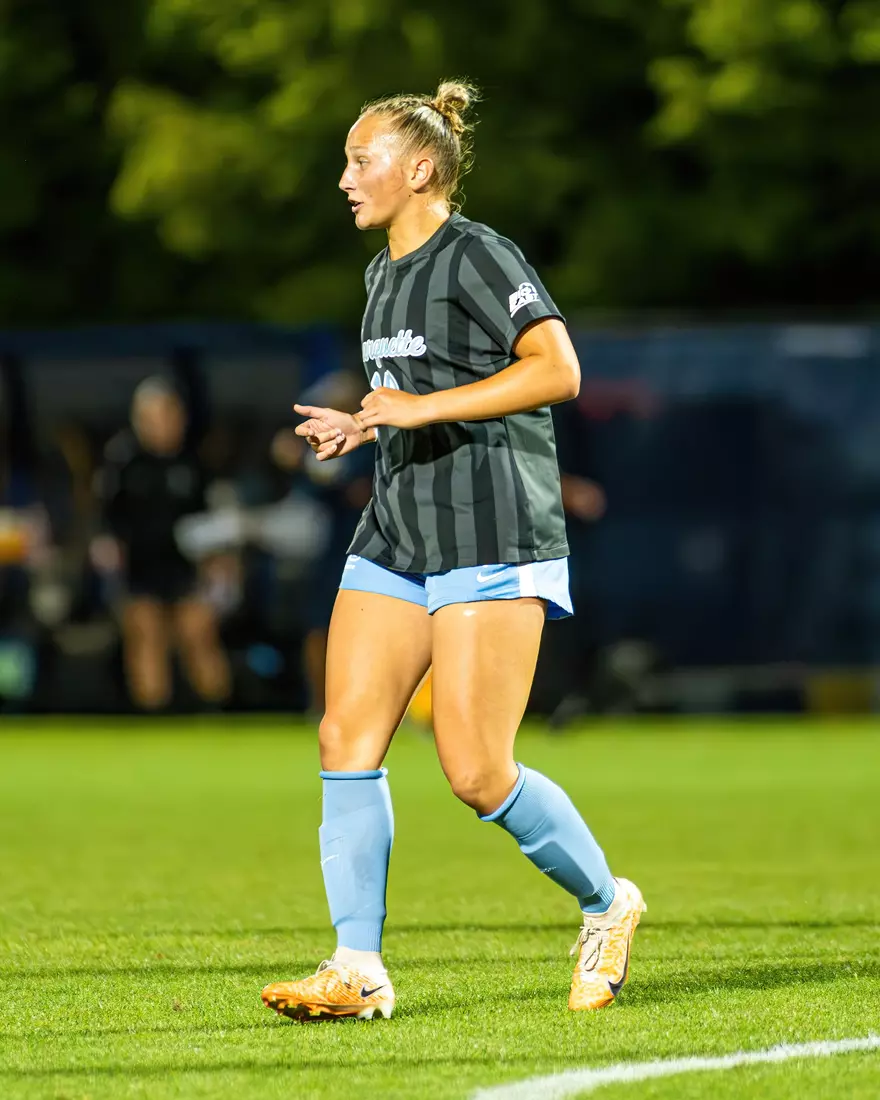 Marquette Women's Soccer falls to Northwestern 4-0 on Thursday August 17th, 2023 at Valley Fields in MIlwaukee, Wisconsin