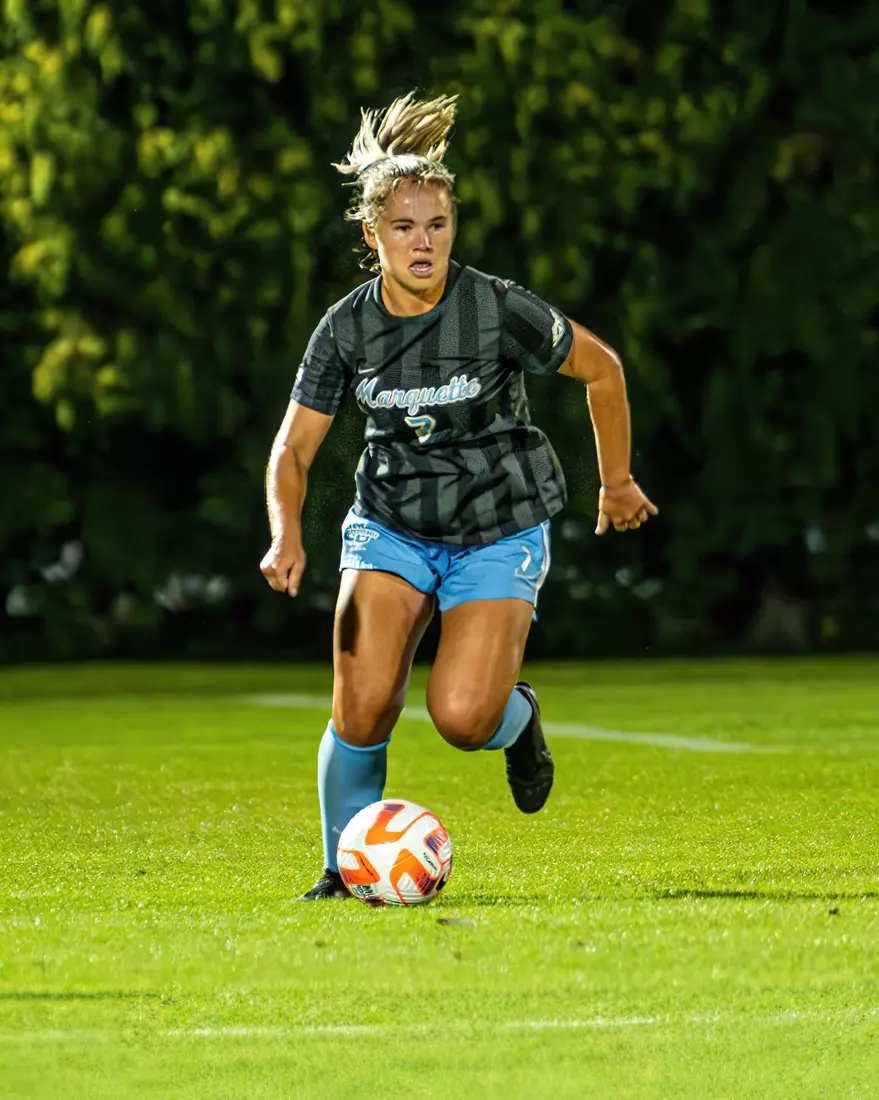 Marquette Women's Soccer falls to Northwestern 4-0 on Thursday August 17th, 2023 at Valley Fields in MIlwaukee, Wisconsin