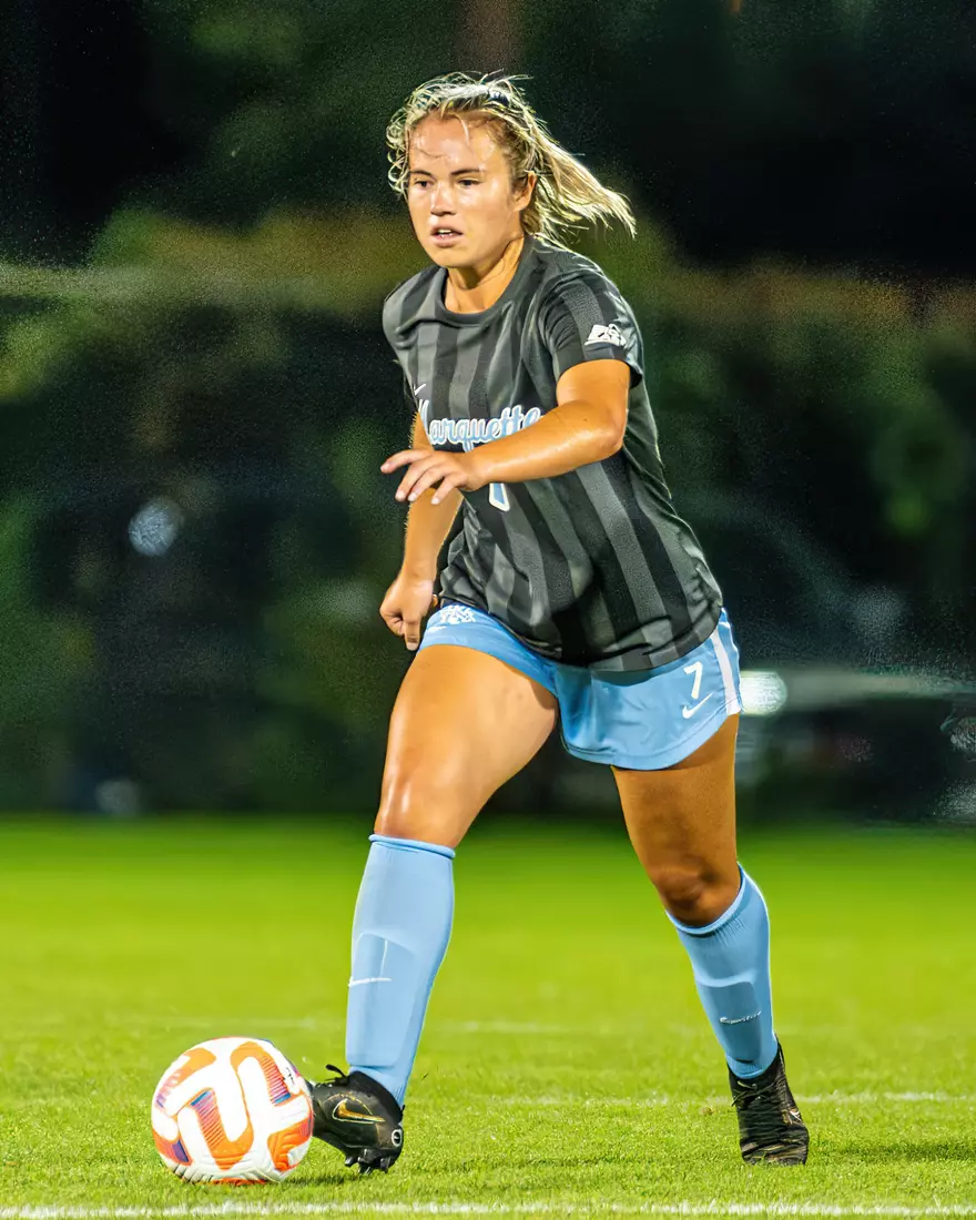 Marquette Women's Soccer falls to Northwestern 4-0 on Thursday August 17th, 2023 at Valley Fields in MIlwaukee, Wisconsin