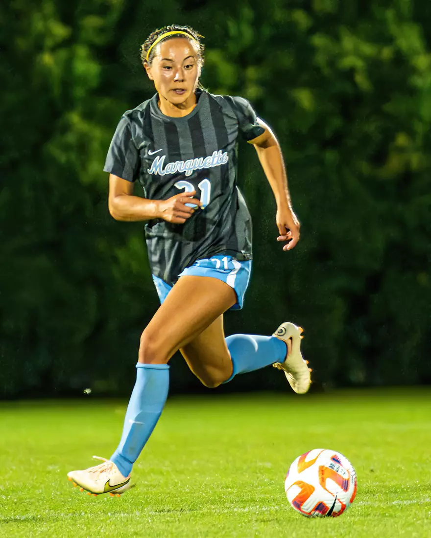 Marquette Women's Soccer falls to Northwestern 4-0 on Thursday August 17th, 2023 at Valley Fields in MIlwaukee, Wisconsin