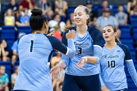 Marquette Women's Volleyball Blue Gold Scrimmage at Al McGuire Center on Sunday August 20, 2023 in Milwaukee, WI.
