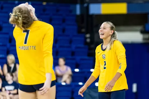 Marquette Women's Volleyball Blue Gold Scrimmage at Al McGuire Center on Sunday August 20, 2023 in Milwaukee, WI.