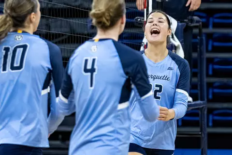 Marquette Women's Volleyball Blue Gold Scrimmage at Al McGuire Center on Sunday August 20, 2023 in Milwaukee, WI.