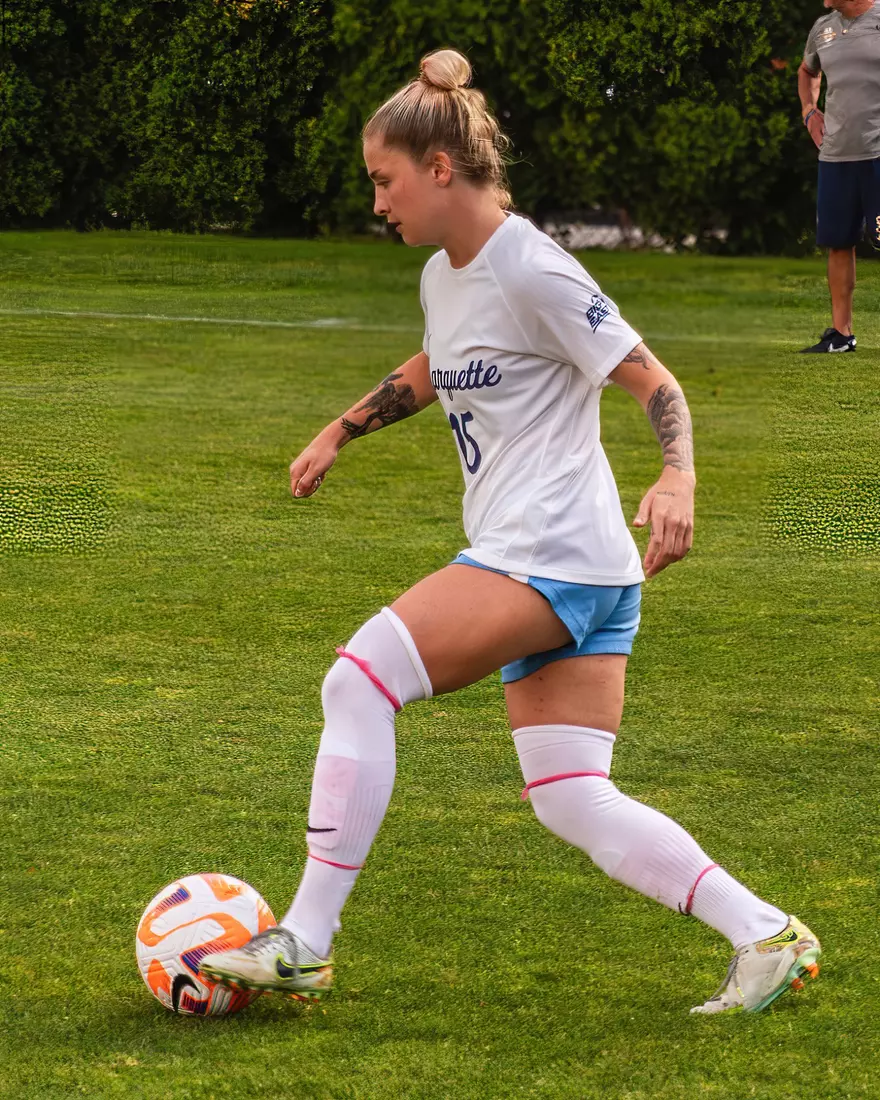 Marquette Women's Soccers Ties with Denver 0-0 at Valley Fields on Thursday, August 24th, 2023, In Milwaukee, WI