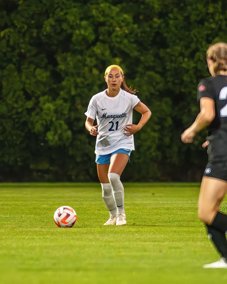 Marquette Women's Soccers Ties with Denver 0-0 at Valley Fields on Thursday, August 24th, 2023, In Milwaukee, WI