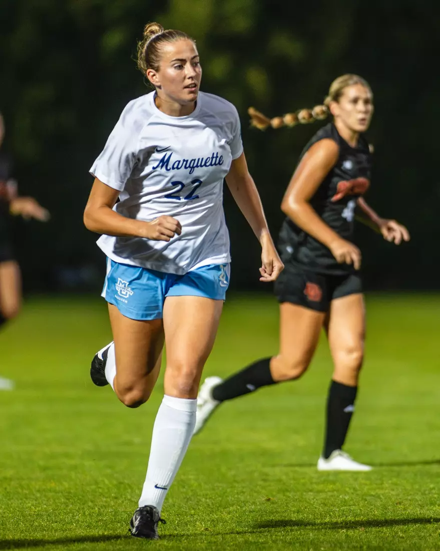 Marquette Women's Soccers Ties with Denver 0-0 at Valley Fields on Thursday, August 24th, 2023, In Milwaukee, WI