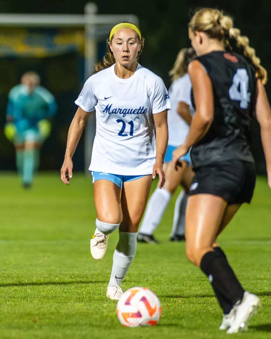 Marquette Women's Soccers Ties with Denver 0-0 at Valley Fields on Thursday, August 24th, 2023, In Milwaukee, WI