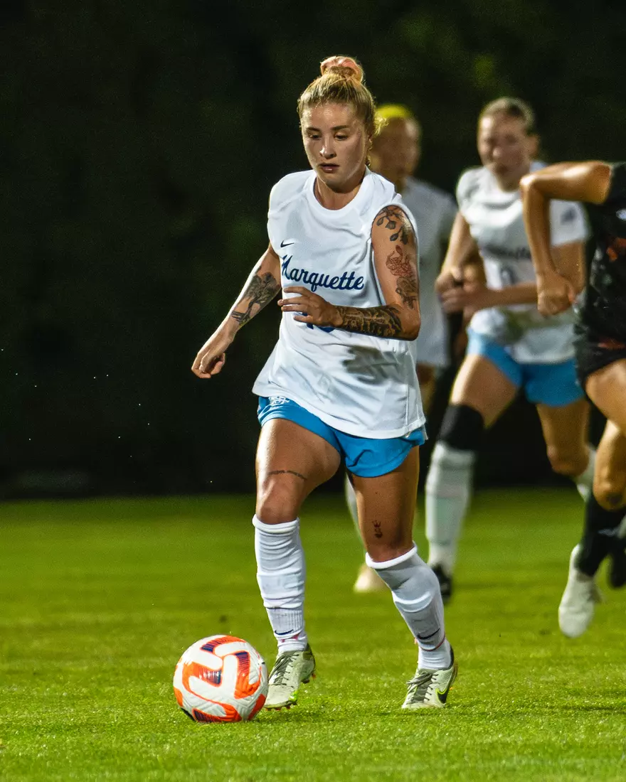 Marquette Women's Soccers Ties with Denver 0-0 at Valley Fields on Thursday, August 24th, 2023, In Milwaukee, WI
