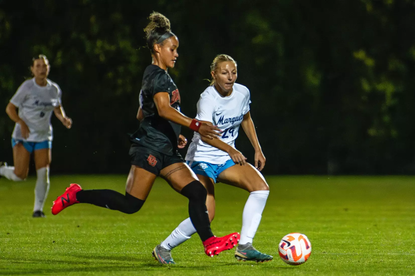 Marquette Women's Soccers Ties with Denver 0-0 at Valley Fields on Thursday, August 24th, 2023, In Milwaukee, WI