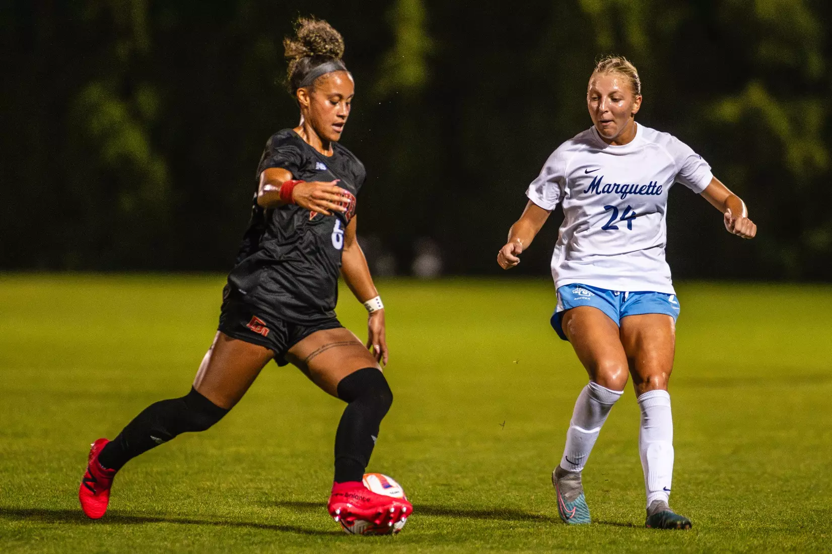 Marquette Women's Soccers Ties with Denver 0-0 at Valley Fields on Thursday, August 24th, 2023, In Milwaukee, WI