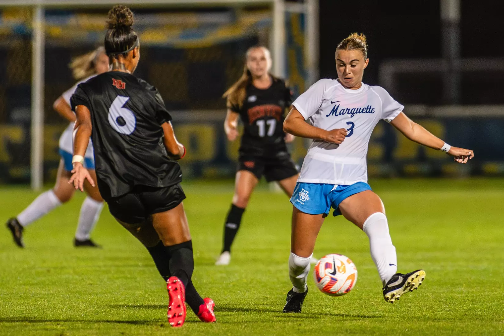 Marquette Women's Soccers Ties with Denver 0-0 at Valley Fields on Thursday, August 24th, 2023, In Milwaukee, WI