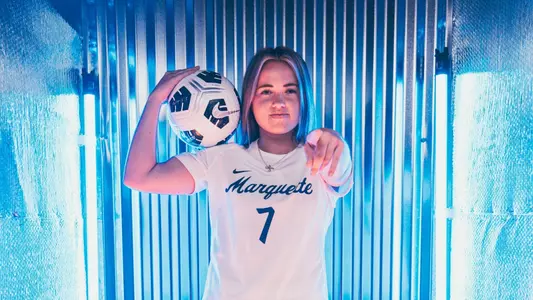 Marquette Women's Soccer 2023-24 media day on July 31, 2023 in Milwaukee, WI.