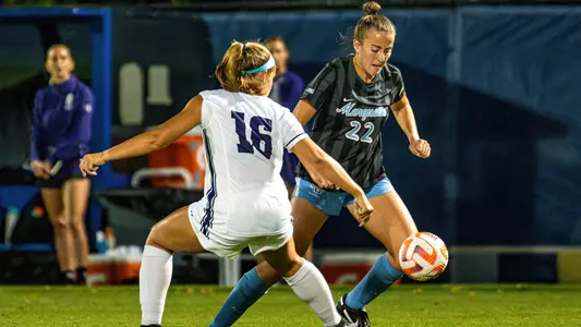 Marquette Women's Soccer falls to Northwestern 4-0 on Thursday August 17th, 2023 at Valley Fields in MIlwaukee, Wisconsin