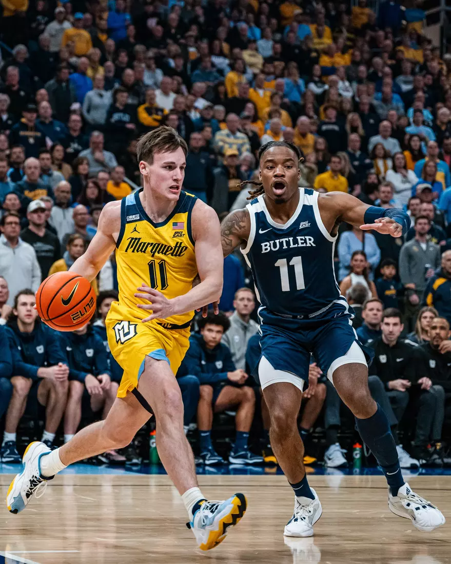 No. 11 Marquette falls to Butler 69-62 at Fiserv Forum on Wednesday January 10, 2024 in Milwaukee, WI.