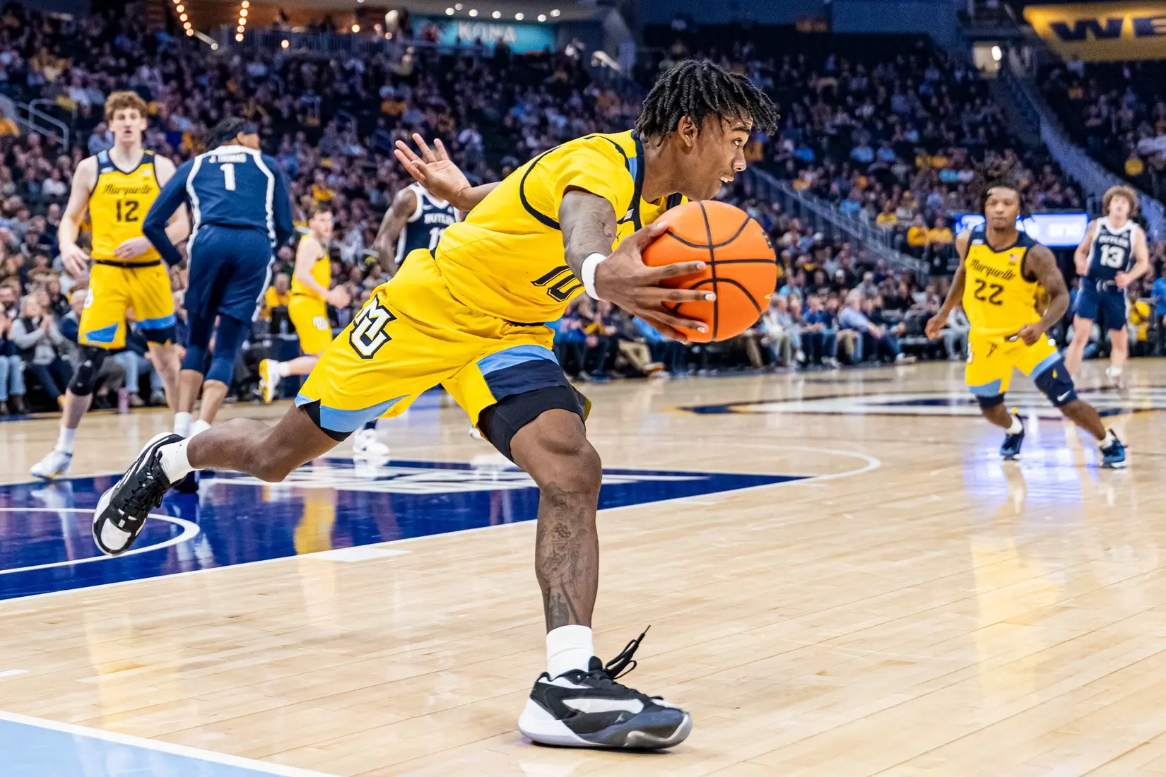 No. 11 Marquette falls to Butler 69-62 at Fiserv Forum on Wednesday January 10, 2024 in Milwaukee, WI.