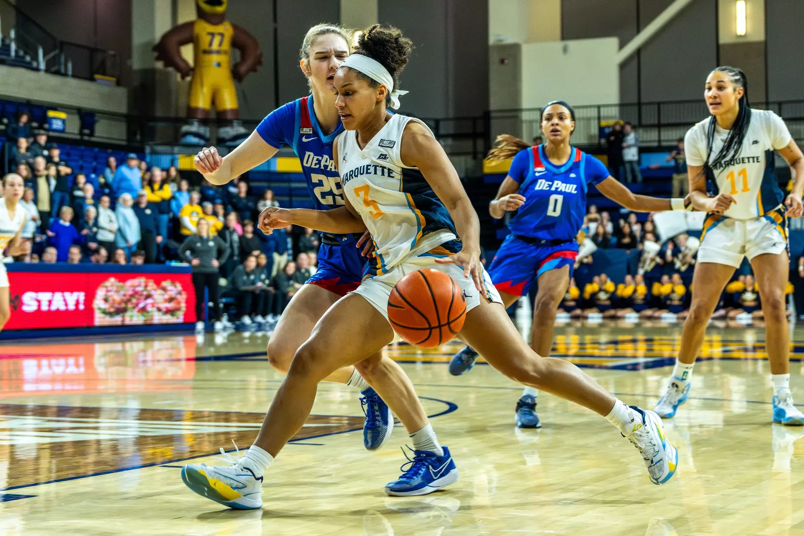 No. 23 Marquette defeated DePaul 78-47 on Saturday, January 14, 2024