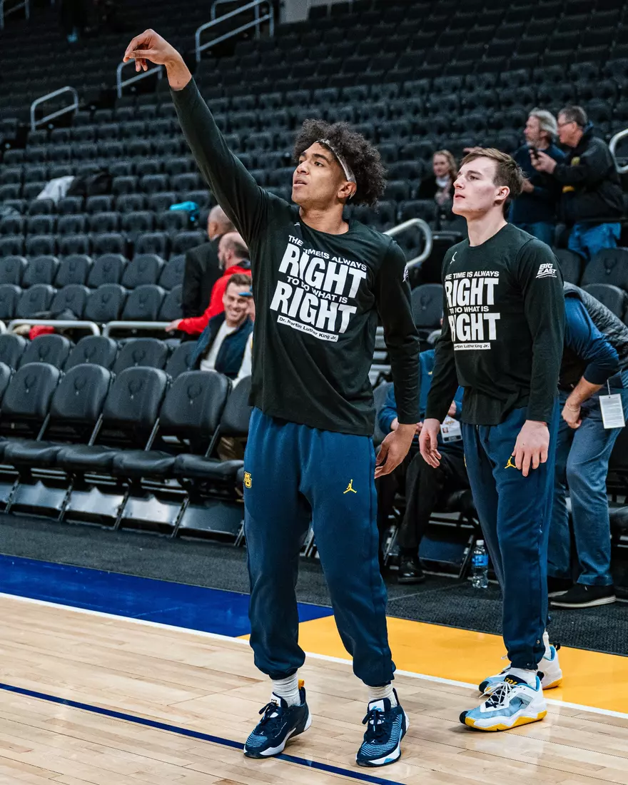 No. 17 Marquette Men's Basketball defeats Villanova 87-74 at Fiserv Forum on Monday January 15, 2024 in Milwaukee, WI.