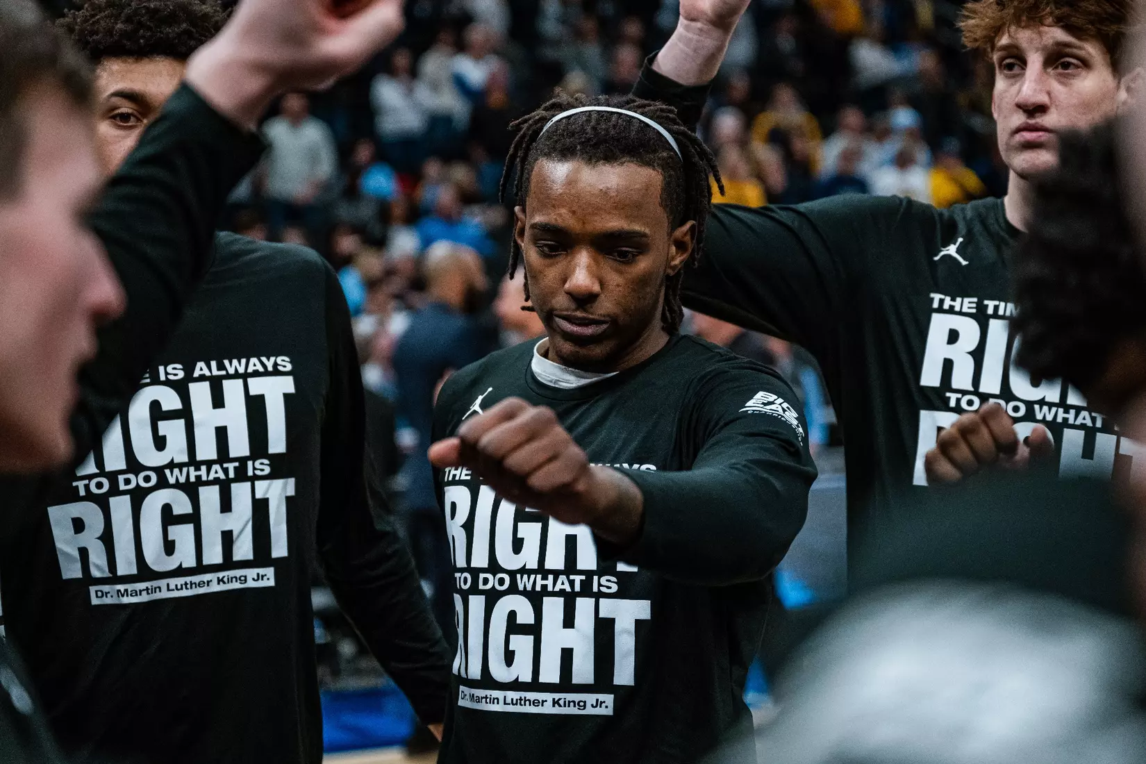 No. 17 Marquette Men's Basketball defeats Villanova 87-74 at Fiserv Forum on Monday January 15, 2024 in Milwaukee, WI.