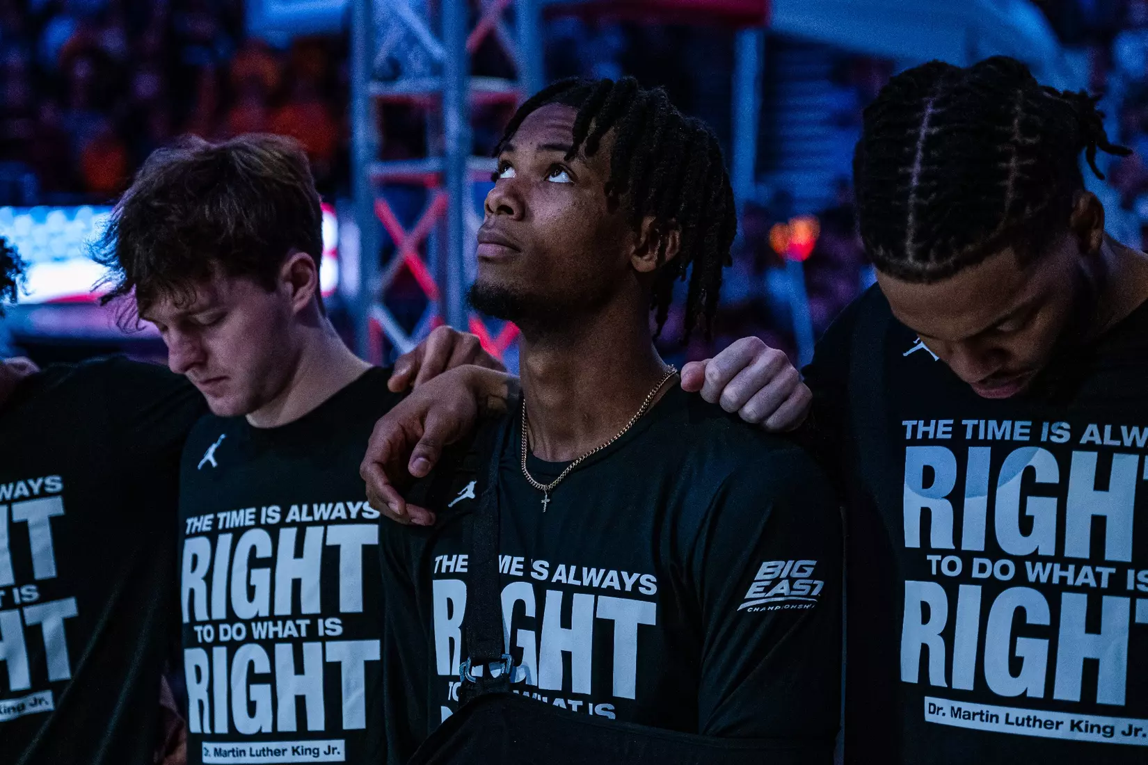 No. 17 Marquette Men's Basketball defeats Villanova 87-74 at Fiserv Forum on Monday January 15, 2024 in Milwaukee, WI.