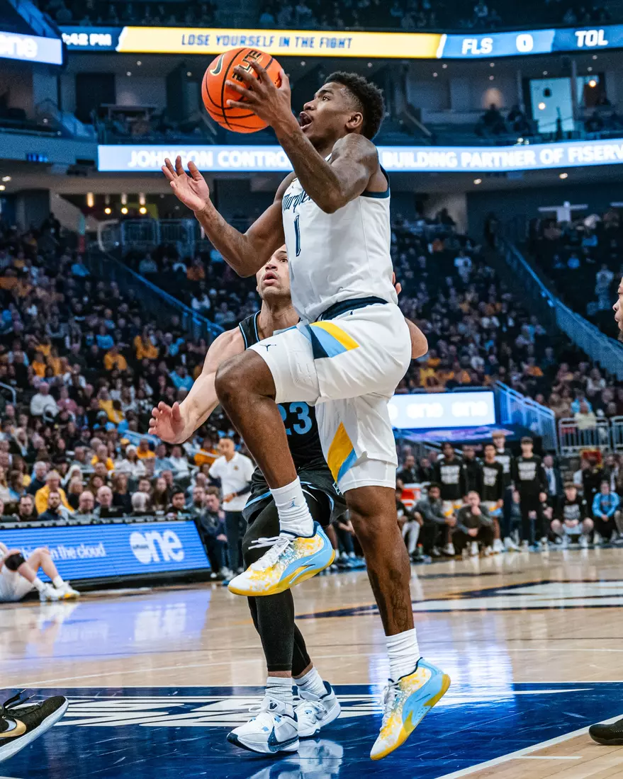 No. 17 Marquette Men's Basketball defeats Villanova 87-74 at Fiserv Forum on Monday January 15, 2024 in Milwaukee, WI.