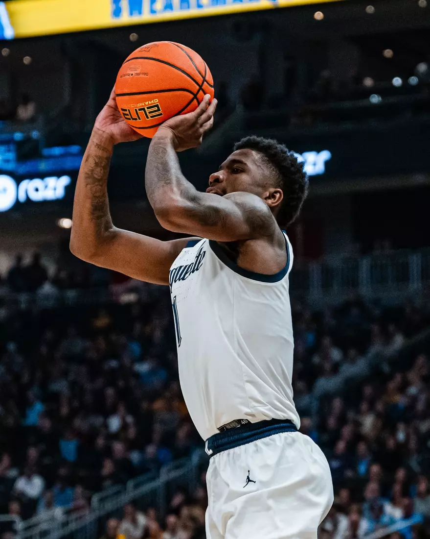 No. 17 Marquette Men's Basketball defeats Villanova 87-74 at Fiserv Forum on Monday January 15, 2024 in Milwaukee, WI.