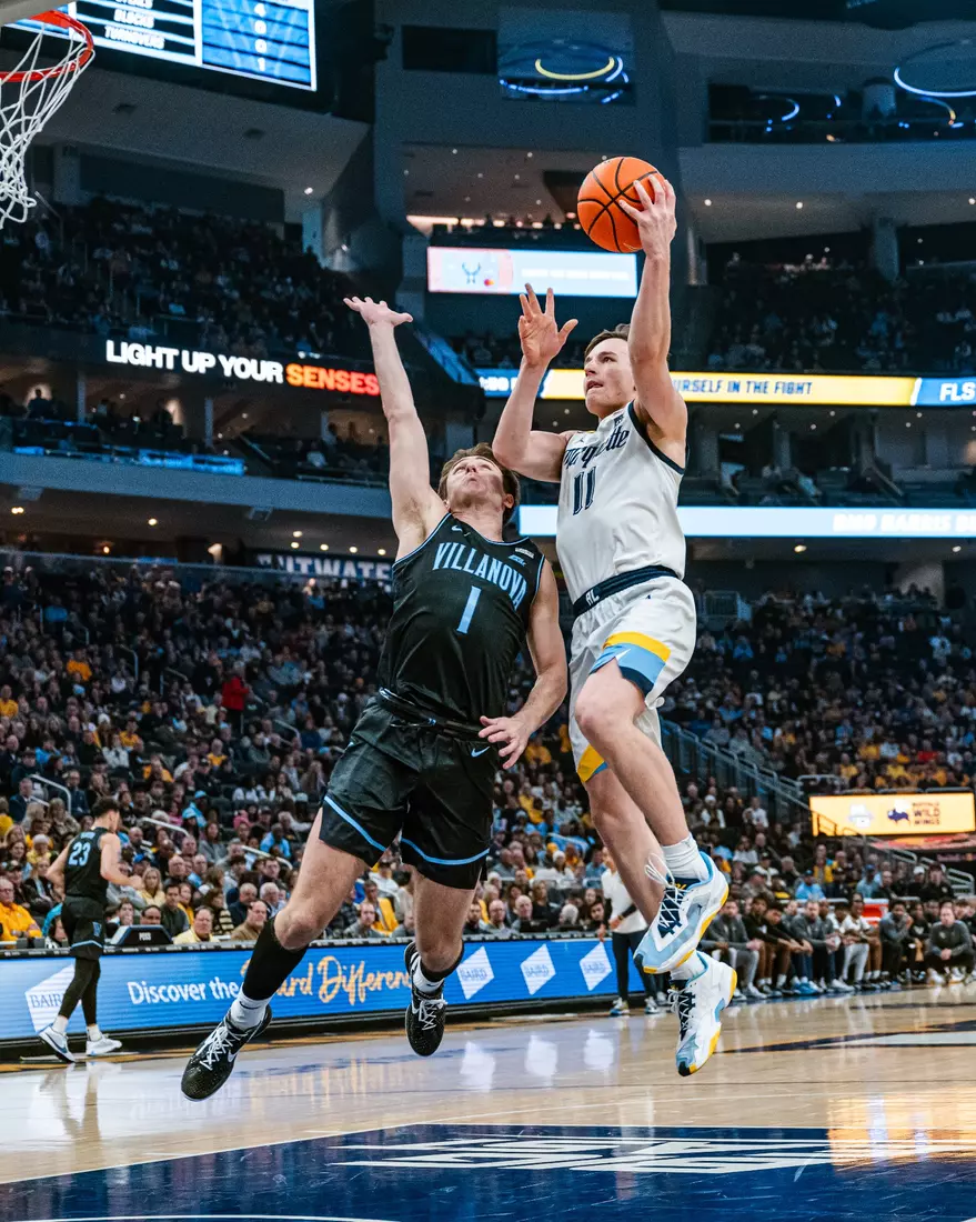 No. 17 Marquette Men's Basketball defeats Villanova 87-74 at Fiserv Forum on Monday January 15, 2024 in Milwaukee, WI.