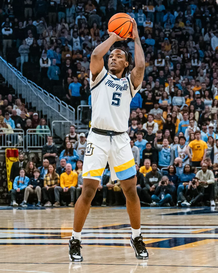 No. 17 Marquette Men's Basketball defeats Villanova 87-74 at Fiserv Forum on Monday January 15, 2024 in Milwaukee, WI.