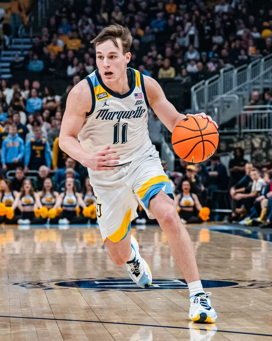 No. 17 Marquette Men's Basketball defeats Villanova 87-74 at Fiserv Forum on Monday January 15, 2024 in Milwaukee, WI.