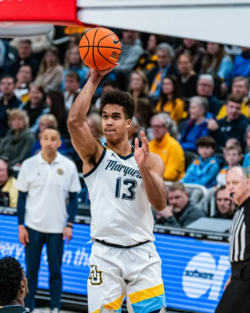 No. 17 Marquette Men's Basketball defeats Villanova 87-74 at Fiserv Forum on Monday January 15, 2024 in Milwaukee, WI.